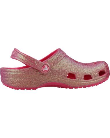 Zuecos CROCS  de Mujer ZUECOS MUJER MODELO CLASSIC IRIDESCENT GLITTER COLOR ROSA DR  DRGFRT