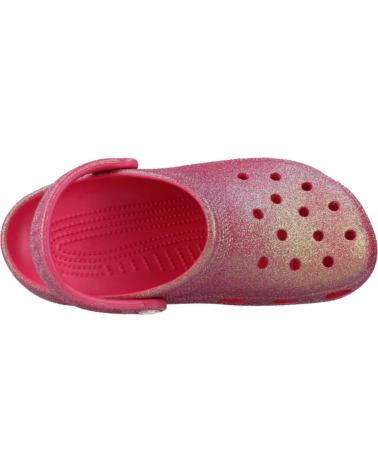 Zuecos CROCS  de Mujer ZUECOS MUJER MODELO CLASSIC IRIDESCENT GLITTER COLOR ROSA DR  DRGFRT