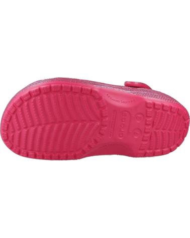 Zuecos CROCS  de Mujer ZUECOS MUJER MODELO CLASSIC IRIDESCENT GLITTER COLOR ROSA DR  DRGFRT