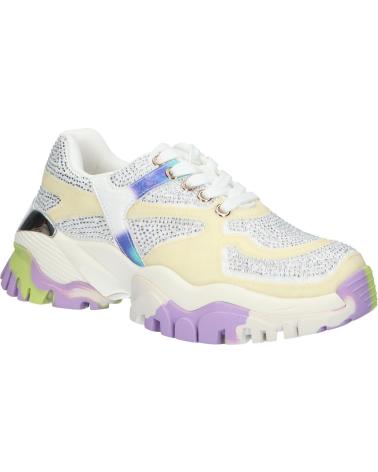 Sapatilhas EXE  de Mulher 22E10-8  STRASS WHITE BEIG