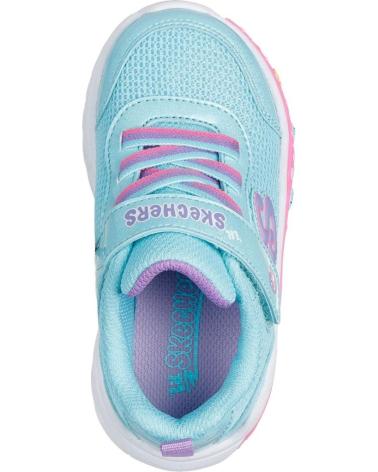 boy Zapatillas deporte SKECHERS ZAPATILLAS PLAY SCENE FUN SQUAD TURQUESA MULTI 303158N-TQMT  AZUL