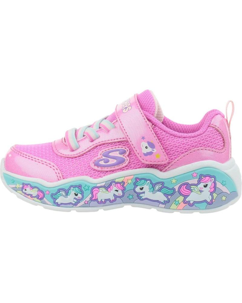 Deportivas SKECHERS  de Niña ZAPATILLAS PLAY SCENE FUN SQUAD MULTI 303158N-PKMT CASU  ROSA