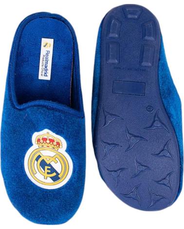Calzado de casa MARPEN  de Hombre ZAPATILLAS DE CASA REAL MADRID OFICIALES CHINELA SUATEX  AZUL