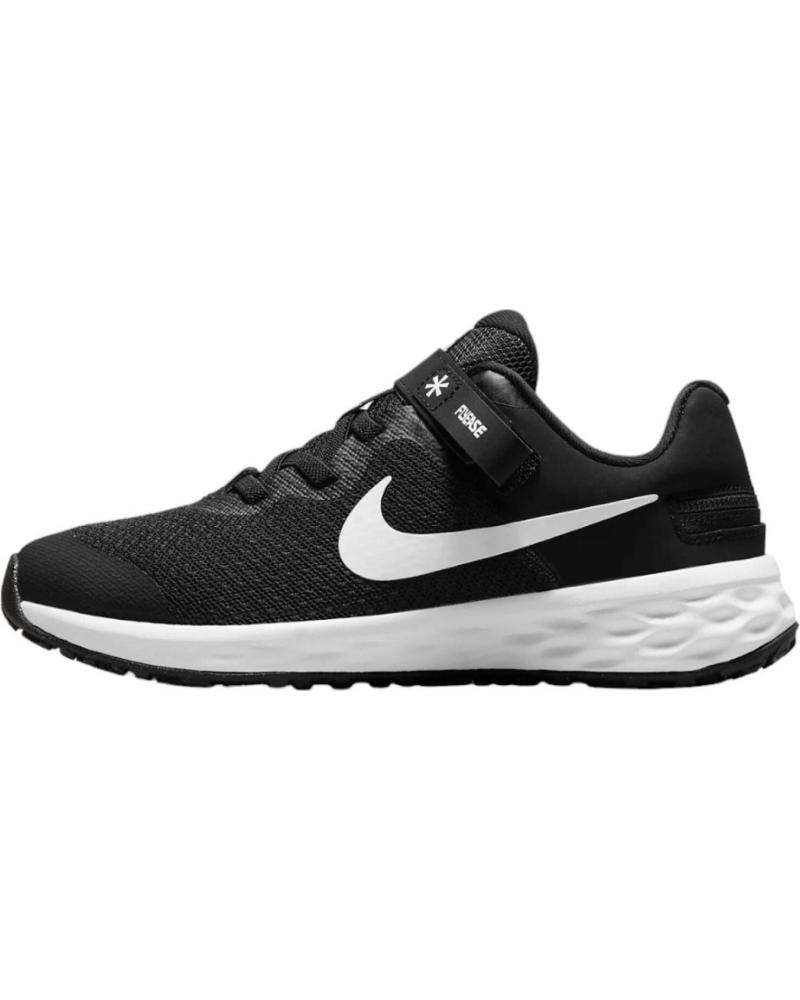 Sneaker für Junge NIKE ZAPATILLAS REVOLUTION 6 FLYEASE NN PS BLANCO HUMO NEGRO