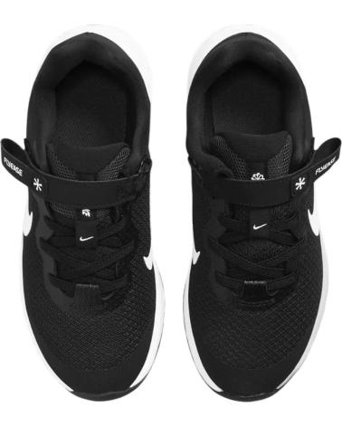 Sneaker für Junge NIKE ZAPATILLAS REVOLUTION 6 FLYEASE NN PS BLANCO HUMO NEGRO