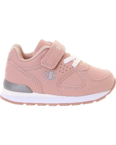 SCARPE SPORTIVE CHAMPION S31410-PS047 ROSA CON CHIUSURA A STRAPPO ROSA