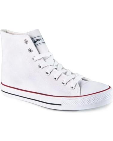 Zapatillas deporte ANDY-Z  de Hombre ZAPATILLAS ANDY Z BOTA BASKET BLANCA AW0155-02  BLANCO