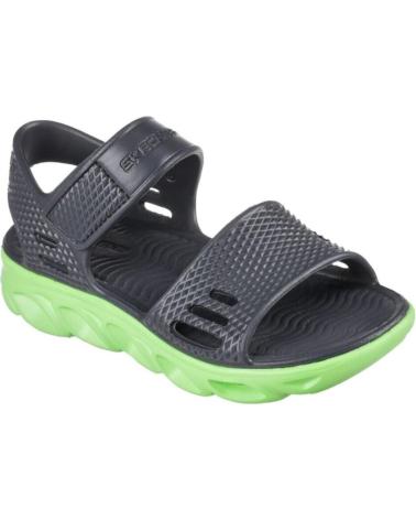 Sandálias de Menino SKECHERS SANDALIAS HYPNO SPLASH SOLZO VERDE SANDAL 402001L-CCLM GRIS