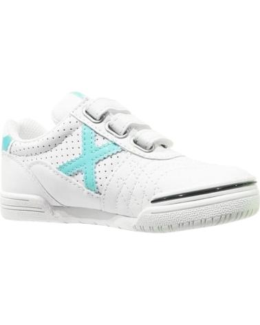 Sportif pour Garçon MUNICH ZAPATILLAS G3 KID VCO VERDE 281 1518281 BLANCO