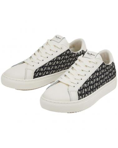 Sportivo per Donna PEPE JEANS ZAPATILLAS ADAMS JACKI OFF WHITE