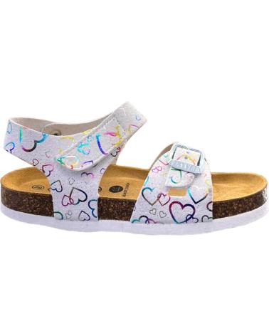 Sandalias PLAKTON  de Niña SANDALIAS NINA BIOS SELECT 135663 BLANCO CORAZONES  VARIOS COLORES