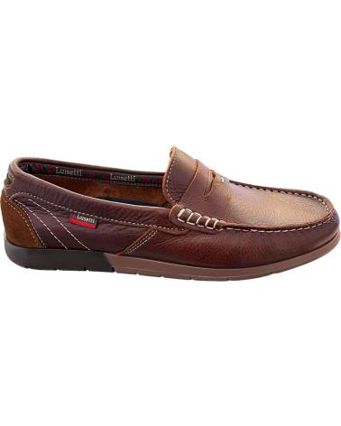 Schuhe LUISETTI  für Herren MOCASIN HOMBRE 29301NA NAPA CONAC  VARIOS COLORES
