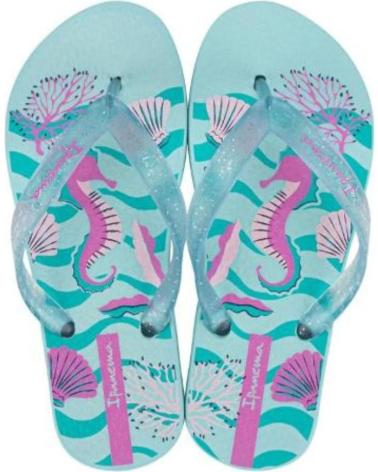 Chanclas IPANEMA  de Niña PISCINA Y PLAYA  TURQUESA