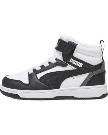 Scarpe PUMA  per Bambina e Bambino ZAPATILLAS REBOUND V6 MID AC PARA NINOS UNISEX EN COLOR NEGR  NEGRO