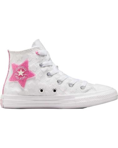 Botines CONVERSE  de Niña y Niño MODELO CHUCK TAYLOR ALL STAR  BLANCO