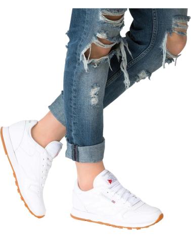 Sapatilhas REEBOK  de Mulher ZAPATILLAS CLASSIC LETHER PARA MUJER EN COLOR  BLANCO