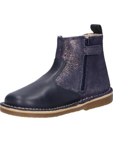Botines de Niña y Niño KICKERS 748899-10MAELIO COW 102 MARINE METALLIS