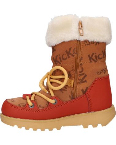 Botas de Niña KICKERS 911531-30 KICKNEOSNOW KID 114 CAMEL IMPRIME