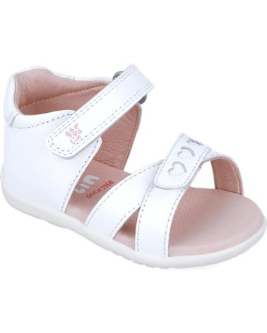 Sandali per Bambina GARVALIN SANDALIAS PARA CHICA 252304 BASIC CORAZONES BLANCOC050