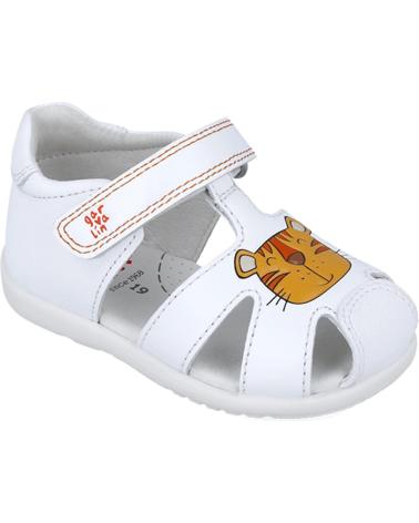 Sandali per Bambina e Bambino GARVALIN SANDALIAS PARA BEBE 252316 PRIMEROS PASOS TIGRE BLANCOB050