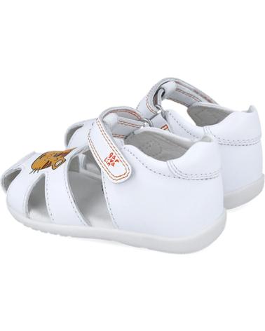 Sandali per Bambina e Bambino GARVALIN SANDALIAS PARA BEBE 252316 PRIMEROS PASOS TIGRE BLANCOB050