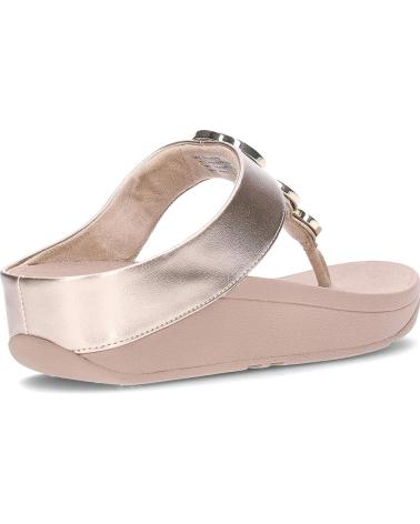 FITFLOP SANDALIAS HJ1 HALO BEAD-CIRCLE METALLIC LATTEBEIGE