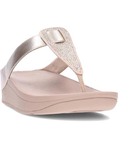 Infradito per Donna FITFLOP CHANCLAS DE MUJER FINO CRYSTAL-DETAIL IU2 LATTEBEIGE