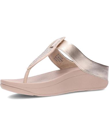 Infradito per Donna FITFLOP CHANCLAS DE MUJER FINO CRYSTAL-DETAIL IU2 LATTEBEIGE