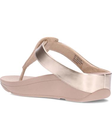 Infradito per Donna FITFLOP CHANCLAS DE MUJER FINO CRYSTAL-DETAIL IU2 LATTEBEIGE