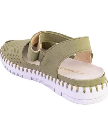 Sandalias YUMAS  de Mujer 5263 ZAPATILLAS CASUAL DE MUJER  KAKI