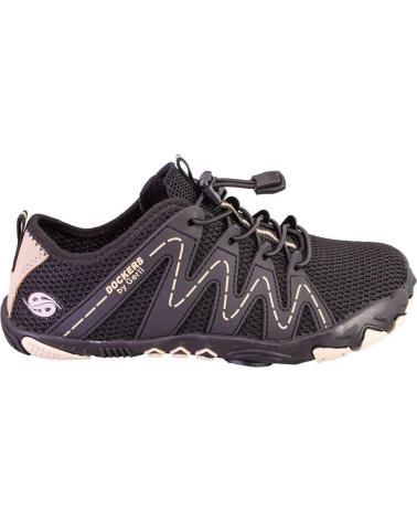 Sapatilhas DOCKERS  de Mulher 56MH202 ZAPATILLAS CASUAL DE MUJER  NEGRO Y ROSA