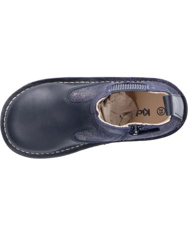 Botines de Niña y Niño KICKERS 748899-10MAELIO COW 102 MARINE METALLIS