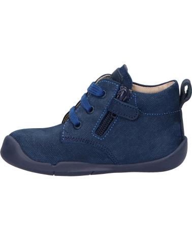 Zapatos de Niño KICKERS 858401-10 WAZZAP CUIR NAPPA 103 MARINE JEANS