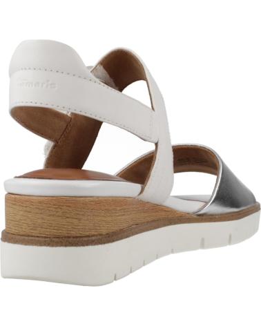 TAMARIS 28206 SANDALS - WHITE WHTSLV WHTSLV
