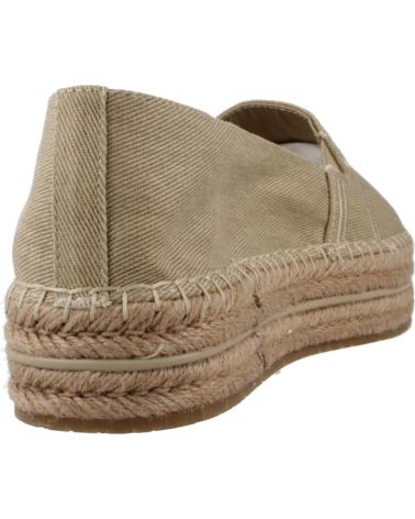 TOMMY HILFIGER ALPARGATAS MUJER MODELO FW0FW08543 COLOR MARRON CLARO ACC