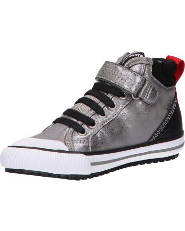 Stivaletti per Bambino KICKERS 915780-30 GECKIRA HI 16 ARGENT GLITTER