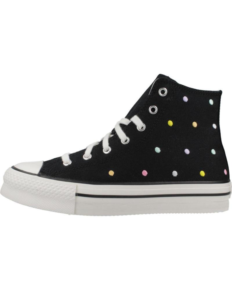 CONVERSE CHUCK TAYLOR ALL STAR LIFT V25 POLKA DOT SCHWARZ CANVAS CVZPWV258CAD BLKWHT
