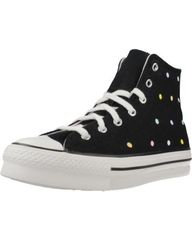 CONVERSE CHUCK TAYLOR ALL STAR LIFT V25 POLKA DOT SCHWARZ CANVAS CVZPWV258CAD BLKWHT