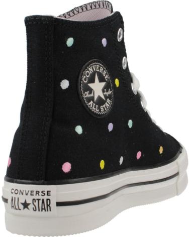 CONVERSE CHUCK TAYLOR ALL STAR LIFT V25 POLKA DOT SCHWARZ CANVAS CVZPWV258CAD BLKWHT