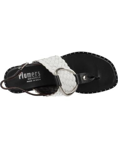 PLUMERS SANDÁLIAS PLUMERS MODELO 3886P COM TIRA TRANÇADA NEGRO