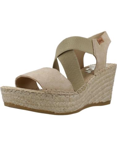 Sandálias de Mulher VIDORRETA ALPARGATAS MUJER MODELO 36400SRDO COLOR MARRON CLARO ARENA