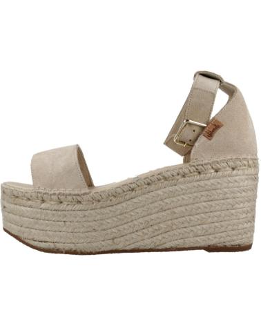 Sandalias VIDORRETA  de Mujer ALPARGATAS MUJER MODELO 39200SRML COLOR MARRON CLARO  ARENA