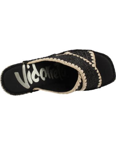 Woman Sandals VIDORRETA ALPARGATAS MUJER MODELO 79900RLMO COLOR  NEGRO