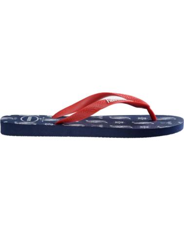 Man Flip flops HAVAIANAS SANDALIAS HOMBRE MODELO H TOP NAUTICAL COLOR AZUL  5603NVYRED