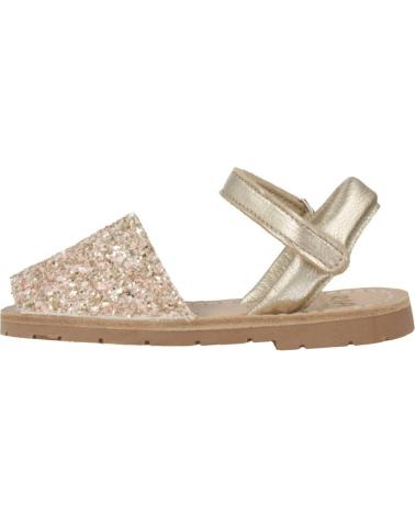 RIA MENORCA SANDALIAS NINA MODELO 20090 21224 COLOR ORO XAMPANY