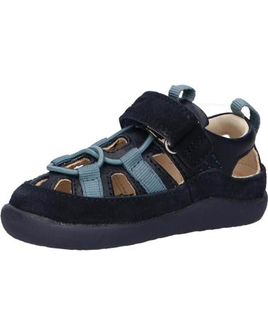 Sandalias KICKERS  de Niño 1201320-10-0 KICK FRONY SUEDE CRSHEEP CR BURNISH  10 MARINE