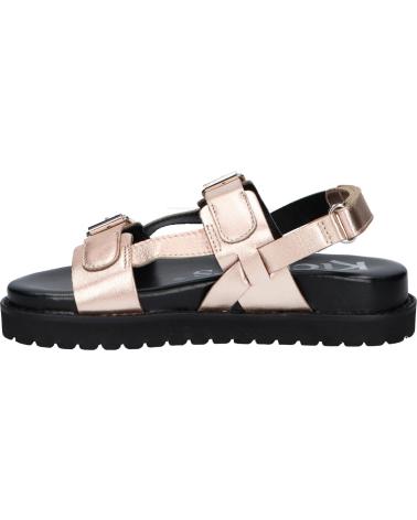 Sandalias KICKERS  de Niña 1217881-30-0 NEOSUMMER KID SHEEP METAL LEATHER  151 OR ROSE