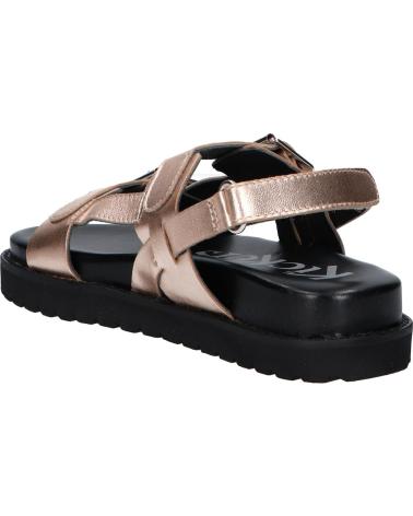 Sandalias KICKERS  de Niña 1217881-30-0 NEOSUMMER KID SHEEP METAL LEATHER  151 OR ROSE