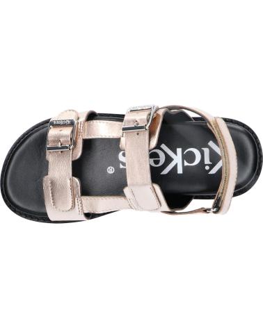 Sandalias KICKERS  de Niña 1217881-30-0 NEOSUMMER KID SHEEP METAL LEATHER  151 OR ROSE