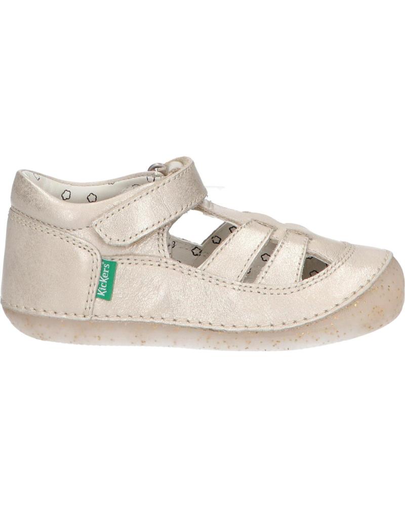 Sandalias KICKERS  de Niña 927896-10 SUSHY COW SSPL-23-058  113 BEIGE CHAMPAGNE